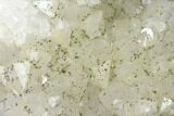 Quartz Crystal Cluster with Pyrite - Morocco #137134-1